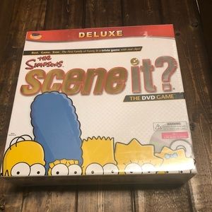 NEW - The Simpson Deluxe Scene It? DVD Board Game